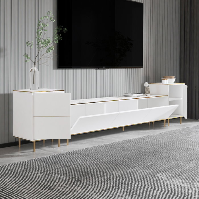 Hanah Home Imaj - Marble, White Hanah Home Imaj - Marble, White
